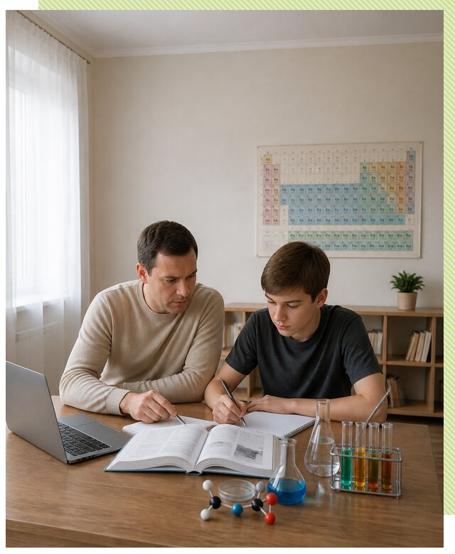 Репетитор по химии 8 класс в Печоре по цене от 1222 р. | Репетитор-Пчр